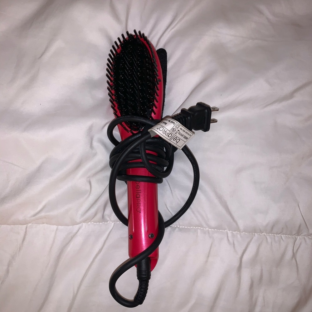 hair straightener brush